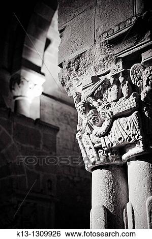 Capital in the church of San Juan de Duero Soria Castilla y Le? n Spain View Large Photo Image Stock Photograph - Capital in the church of San Juan de Duero Soria Castilla y Le? n Spain. Fotosearch