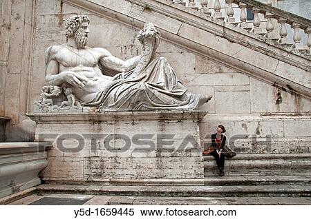 Capitoline Museum, Musei Capitolini, Capitoline Hill, Piazza del Campidoglio, Rome, Lazio, Italy, Europe, Colossal statue of Tiber river God View Large Photo Image Stock Photography - Capitoline Museum, Musei Capitolini, Capitoline Hill, Piazza del Campidoglio, Rome, Lazio, Italy, Europe, Colossal statue of Tiber river God. Fotosearch