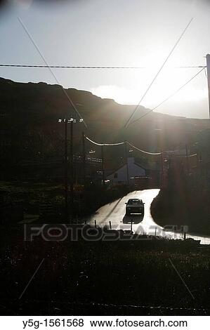 car driving uphill in countryside View Large Photo Image Stock Photo - car driving uphill in countryside. Fotosearch