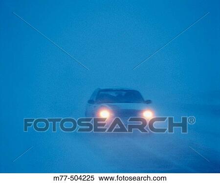Car on winter road. S? len. Dalarna. Sweden. View Large Photo Image Stock Photography - Car on winter road. S? len. Dalarna. Sweden.. Fotosearch