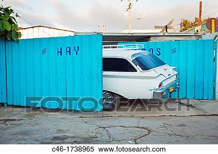 Stock Photography - Car, Sancti Spiritus, Cuba.. Fotosearch