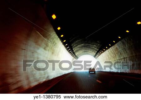 Car travelling inside a highway tunnel, Provence, France View Large Photo Image Stock Photography - Car travelling inside a highway tunnel, Provence, France. Fotosearch