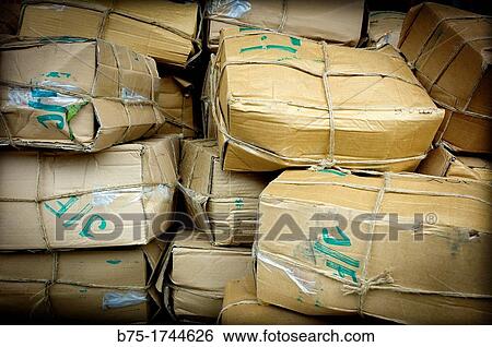 Cardboard boxes stacked, View Large Photo Image Stock Photograph - Cardboard boxes stacked,. Fotosearch