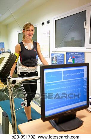 Cardiac stress test, sports medicine. Hospital Policlinica Gipuzkoa, San Sebastian, Donostia, Euskadi, Spain View Large Photo Image Stock Image - Cardiac stress test, sports medicine. Hospital Policlinica Gipuzkoa, San Sebastian, Donostia, Euskadi, Spain. Fotosearch