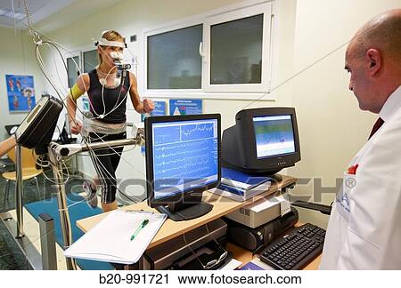 Cardiac stress test, sports medicine. Hospital Policlinica Gipuzkoa, San Sebastian, Donostia, Euskadi, Spain View Large Photo Image Stock Image - Cardiac stress test, sports medicine. Hospital Policlinica Gipuzkoa, San Sebastian, Donostia, Euskadi, Spain. Fotosearch