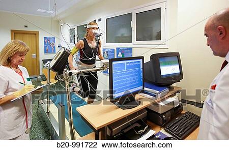 Cardiac stress test, sports medicine. Hospital Policlinica Gipuzkoa, San Sebastian, Donostia, Euskadi, Spain View Large Photo Image Stock Image - Cardiac stress test, sports medicine. Hospital Policlinica Gipuzkoa, San Sebastian, Donostia, Euskadi, Spain. Fotosearch