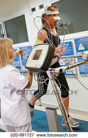 Cardiac stress test, sports medicine. Hospital Policlinica Gipuzkoa, San Sebastian, Donostia, Euskadi, Spain View Large Photo Image Stock Photo - Cardiac stress test, sports medicine. Hospital Policlinica Gipuzkoa, San Sebastian, Donostia, Euskadi, Spain. Fotosearch