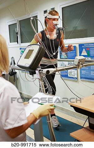 Cardiac stress test, sports medicine. Hospital Policlinica Gipuzkoa, San Sebastian, Donostia, Euskadi, Spain View Large Photo Image Stock Photography - Cardiac stress test, sports medicine. Hospital Policlinica Gipuzkoa, San Sebastian, Donostia, Euskadi, Spain. Fotosearch