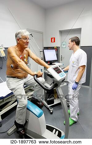 cardiology stress test, Myocardial perfusion scintigraphy in effort, Nuclear medicine, Onkologikoa Hospital, Oncology Institute, Case Center for prevention, diagnosis and treatment of cancer, Donostia, San Sebastian, Gipuzkoa, Basque Country, Spain View Large Photo Image Stock Image - cardiology stress test, Myocardial perfusion scintigraphy in effort, Nuclear medicine, Onkologikoa Hospital, Oncology Institute, Case Center for prevention, diagnosis and treatment of cancer, Donostia, San Sebastian, Gipuzkoa, Basque Country, Spain. Fotosearch