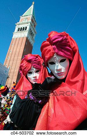 Stock Image - Carnival 2006, Venice. Veneto, Italy. Fotosearch