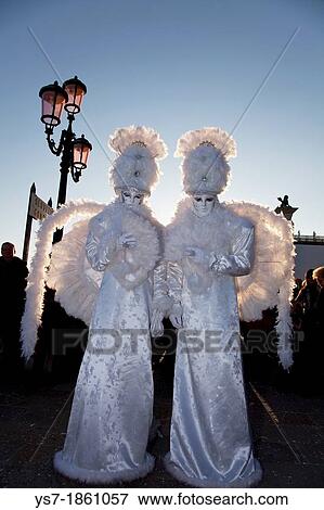 Stock Photo - Carnival masks, Venice, Italy. Fotosearch