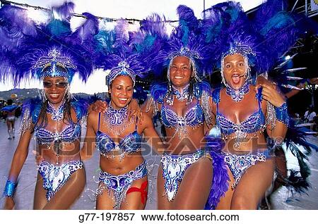 Carnival. Trinidad and Tobago View Large Photo Image Stock Photo - Carnival. Trinidad and Tobago. Fotosearch