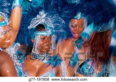 Stock Photo - Carnival. Trinidad and Tobago. Fotosearch