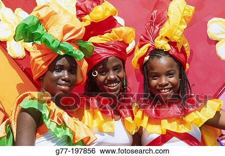 Carnival. Trinidad and Tobago View Large Photo Image Stock Photograph - Carnival. Trinidad and Tobago. Fotosearch