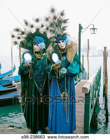 Stock Image - Carnival. Venice. Italy. Fotosearch
