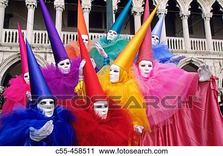 Stock Image - Carnival, Venice. Veneto, Italy. Fotosearch