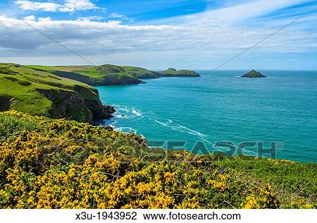 Carnweather Point and Rumps Point on the Pentire Peninsula near Polzeath, Cornwall, England. View Large Photo Image Stock Image - Carnweather Point and Rumps Point on the Pentire Peninsula near Polzeath, Cornwall, England.. Fotosearch