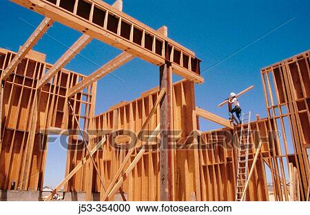 Carpenter climbing ladder. East Antelope, California. USA. View Large Photo Image Stock Image - Carpenter climbing ladder. East Antelope, California. USA.. Fotosearch