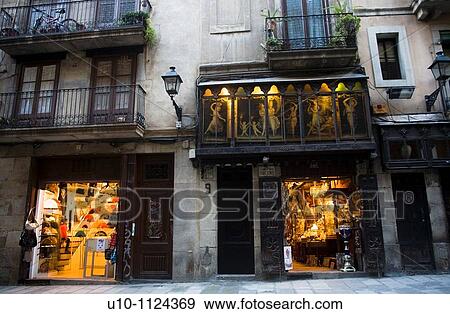 Carrer del Veguer, Ciutat Vella, Barcelona, Catalonia, Spain View Large Photo Image Stock Photo - Carrer del Veguer, Ciutat Vella, Barcelona, Catalonia, Spain. Fotosearch