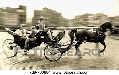 Carriage in the Big Market square, Bruges, Wet Flanders, Flemish Region, Belgium, Europe View Large Photo Image Picture - Carriage in the Big Market square, Bruges, Wet Flanders, Flemish Region, Belgium, Europe. Fotosearch