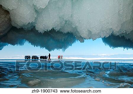 Cars and people on frozen Lake Baikal, island Olkhon, Lake Baikal, Siberia, Russia, Eurasia View Large Photo Image Stock Image - Cars and people on frozen Lake Baikal, island Olkhon, Lake Baikal, Siberia, Russia, Eurasia. Fotosearch