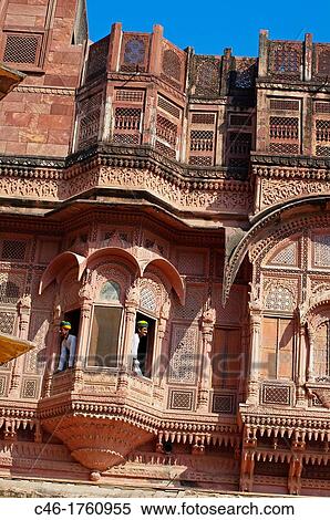 Carved windows and arches in stonework, Meherangarh Fort Jodhpur Rajasthan India. View Large Photo Image Stock Photography - Carved windows and arches in stonework, Meherangarh Fort Jodhpur Rajasthan India.. Fotosearch