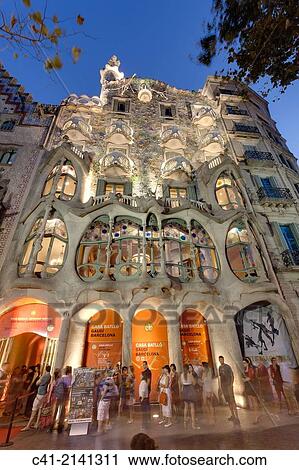 Casa Batll?. Barcelona, Spain. View Large Photo Image Stock Image - Casa Batll?. Barcelona, Spain.. Fotosearch