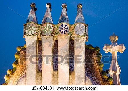 Casa Batll?, by Antoni Gaud?. Barcelona, Spain View Large Photo Image Stock Image - Casa Batll?, by Antoni Gaud?. Barcelona, Spain. Fotosearch
