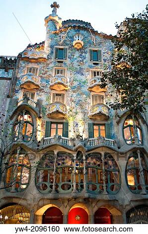 Casa Batllo, Barcelona, Catalonia, Spain. View Large Photo Image Stock Image - Casa Batllo, Barcelona, Catalonia, Spain.. Fotosearch