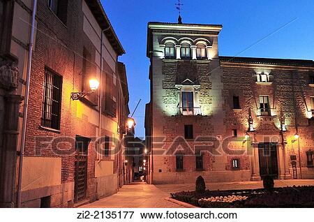 Stock Photo - Casa de Cisneros in Plaza de la Villa, XVIth century, Madrid, Spain. Fotosearch