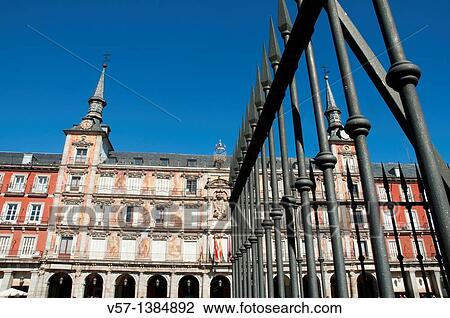 Casa de la Panader? a, Plaza Mayor. Madrid, Spain. View Large Photo Image Stock Image - Casa de la Panader? a, Plaza Mayor. Madrid, Spain.. Fotosearch