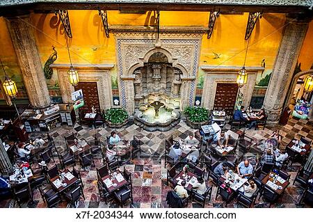 Picture - Casa de los Azulejos (House of Tiles), restaurant, Mexico City, Mexico.. Fotosearch