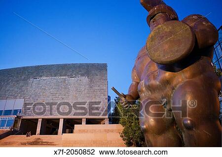 Casa del Hombre, Museo Domus, The mankind Museum, by Arata Isozaki, and `Centurion? sculpture by Fernando Botero, Corua city, Galicia, Spain View Large Photo Image Stock Image - Casa del Hombre, Museo Domus, The mankind Museum, by Arata Isozaki, and `Centurion? sculpture by Fernando Botero, Corua city, Galicia, Spain. Fotosearch