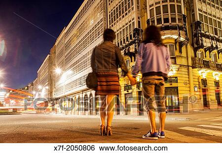 Casa del Rey, Avenida de Montoto, Corua city, Galicia, Spain. View Large Photo Image Stock Photograph - Casa del Rey, Avenida de Montoto, Corua city, Galicia, Spain.. Fotosearch
