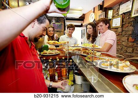 Casa Vergara,? tapas? bar,? pintxos?, old town, San Sebastian, Guipuzcoa, Basque Country, Spain View Large Photo Image Stock Photography - Casa Vergara,? tapas? bar,? pintxos?, old town, San Sebastian, Guipuzcoa, Basque Country, Spain. Fotosearch