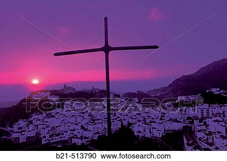 Casares at sunset. MBlaga province, Andalusia, Spain View Large Photo Image Stock Image - Casares at sunset. MBlaga province, Andalusia, Spain. Fotosearch