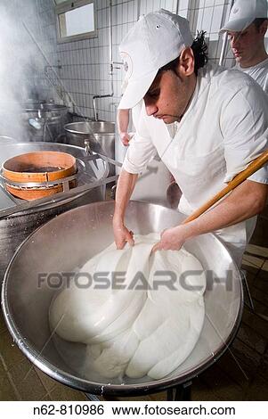 casari preparing mozzarella of bufala typical Italian food View Large Photo Image Stock Photograph - casari preparing mozzarella of bufala typical Italian food. Fotosearch
