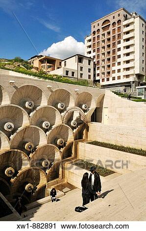 Cascade complex at downtown Yerevan, Jerewan, Armenia, Asia View Large Photo Image Stock Image - Cascade complex at downtown Yerevan, Jerewan, Armenia, Asia. Fotosearch