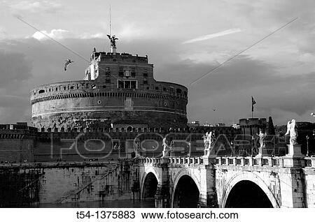 Castel Sant? Angelo in Rome View Large Photo Image Stock Image - Castel Sant? Angelo in Rome. Fotosearch