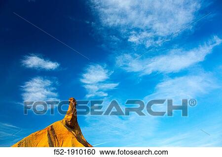 Stock Image - Castildetierra, Bardenas Reales Natural Park, Navarra, Spain, Europe.. Fotosearch