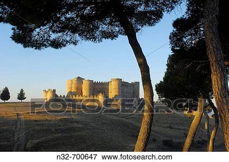 Stock Photo - Castillo. Belmonte. Cuenca province. La Mancha. Castille. Spain. Fotosearch