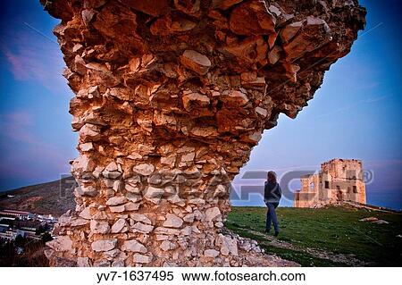 Castillo de la Estrella from the ruins of the wall surrounding the castle Teba, Malaga, Andalusia, Spain View Large Photo Image Stock Photography - Castillo de la Estrella from the ruins of the wall surrounding the castle Teba, Malaga, Andalusia, Spain. Fotosearch