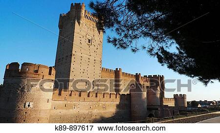 Castillo de La Mota. Medina del Campo. Provincia Segovia. Castilla. Espaa. View Large Photo Image Stock Photo - Castillo de La Mota. Medina del Campo. Provincia Segovia. Castilla. Espaa.. Fotosearch