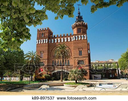 Castillo de los Tres Dragones. Barcelona. Spain View Large Photo Image Stock Photo - Castillo de los Tres Dragones. Barcelona. Spain. Fotosearch