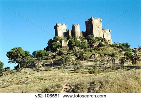 Stock Image - Castle. Almod? var del R? o. C? rdoba province. Spain. Fotosearch