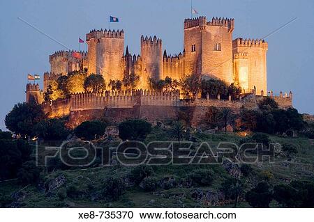 Stock Image - Castle, Almodovar del Rio. Cordoba province, Andalucia, Spain. Fotosearch