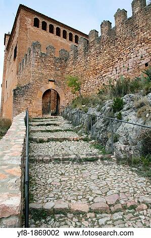 Castle, Alqu? zar village, Sierra de Guara, Huesca, Arag? n, Spain View Large Photo Image Stock Image - Castle, Alqu? zar village, Sierra de Guara, Huesca, Arag? n, Spain. Fotosearch