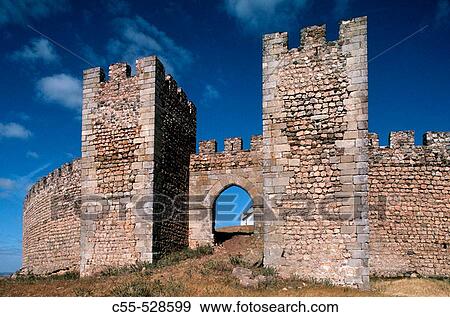 Castle, Arraiolos. Portugal View Large Photo Image Stock Photo - Castle, Arraiolos. Portugal. Fotosearch