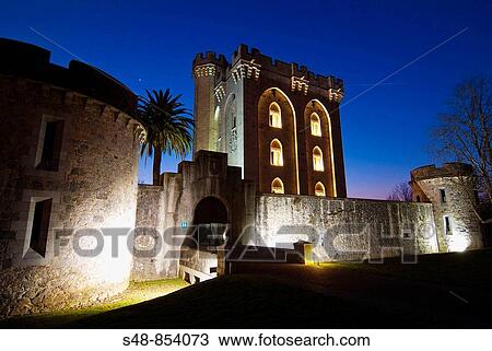 Castle Arteaga in Gautegiz Arteaga. Biscay. Basque Country. Spain. Currently use hotel View Large Photo Image Stock Image - Castle Arteaga in Gautegiz Arteaga. Biscay. Basque Country. Spain. Currently use hotel. Fotosearch