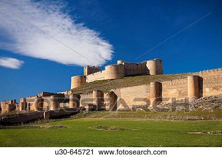 Castle, Berlanga de Duero. Soria province, Castilla-Le? n, Spain View Large Photo Image Stock Image - Castle, Berlanga de Duero. Soria province, Castilla-Le? n, Spain. Fotosearch